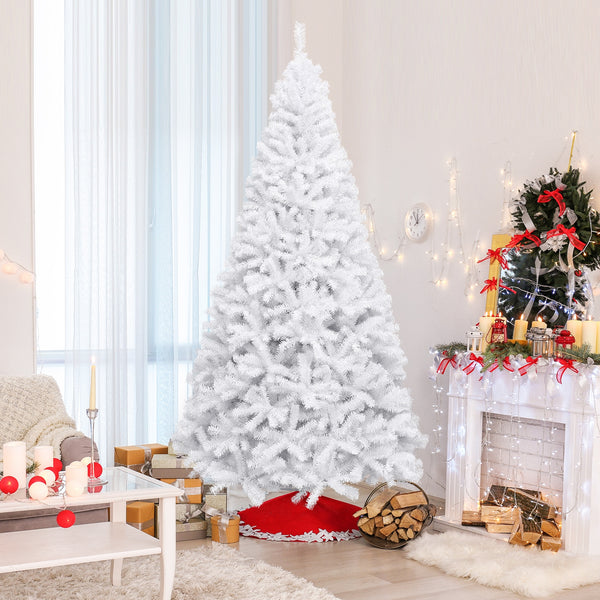 Sapin de Noël artificiel articulé de 6 pieds / 7 5 pieds / 9 pieds avec support en métal - 7 5 pieds