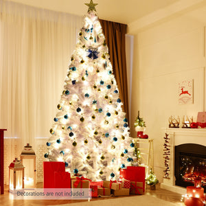 Sapin de Noël artificiel articulé de 6 pieds / 7 5 pieds / 9 pieds avec support en métal - 7 5 pieds