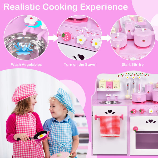 Wooden kitchen toy for children
