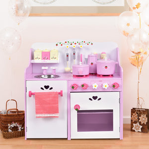 Wooden kitchen toy for children