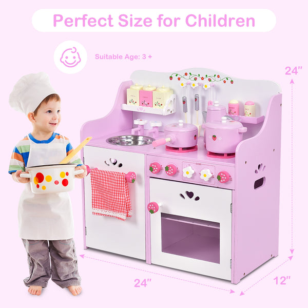 Wooden kitchen toy for children