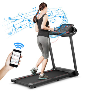 2.25HP Electric Treadmill with Speaker and App Control
