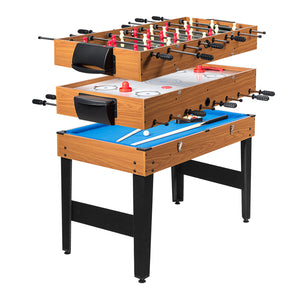 Table de jeu combinée 3 en 1 Soccer Billard Slide Hockey