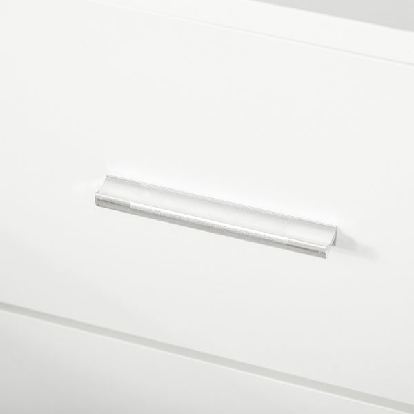 Table de chevet avec 2 tiroirs blanche
