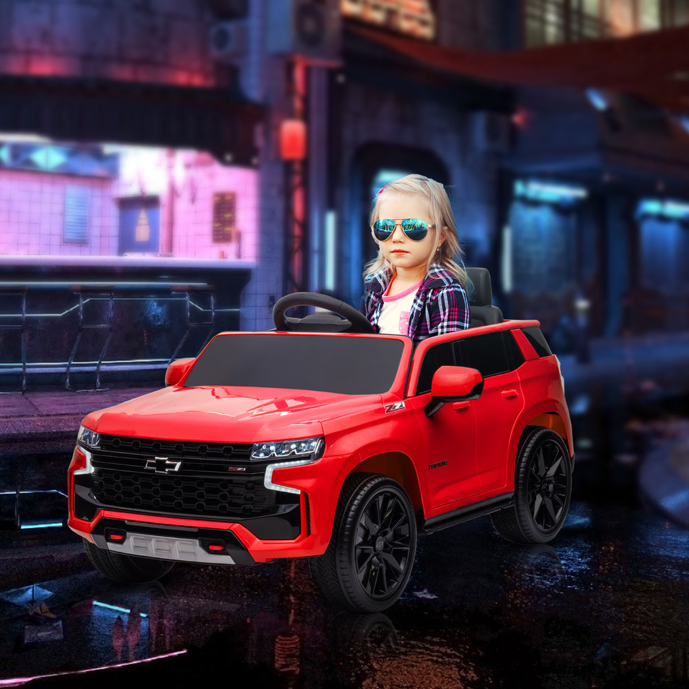 Chevrolet TAHOE 12V with remote control, red