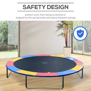 Soozier 14FT Trampoline Pad ⌀168" Replacement Jump Bounce Colorful