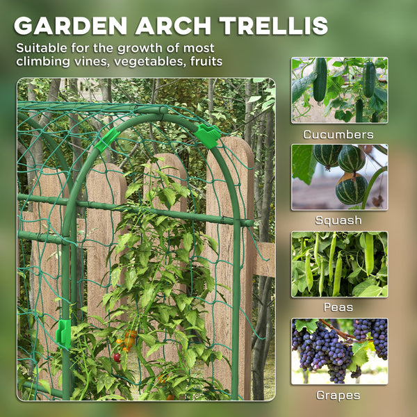 Treillis de jardin en métal pour plantes grimpantes