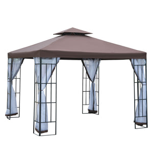 Gazebo 10 x 10 avec moustiquaire intégrée