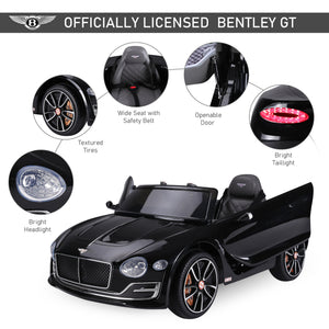 Bentley 12V avec télécommande parentale, noire