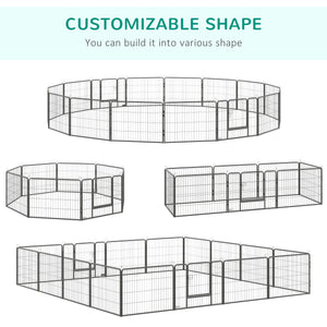 Robust 16-Panel Dog Pen