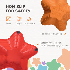 Lot de 11 pierres d'équilibre de grande taille en forme d'étoile de mer