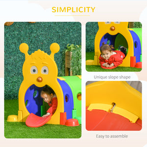 Tunnel motif chenille pour enfants de 3 à 6 ans, multicolore