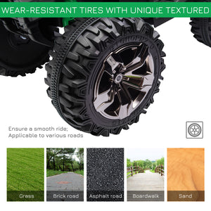 12V Green Off-Road Quad