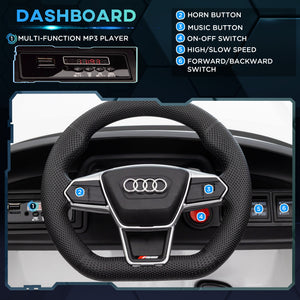Audi 12V with remote control, white