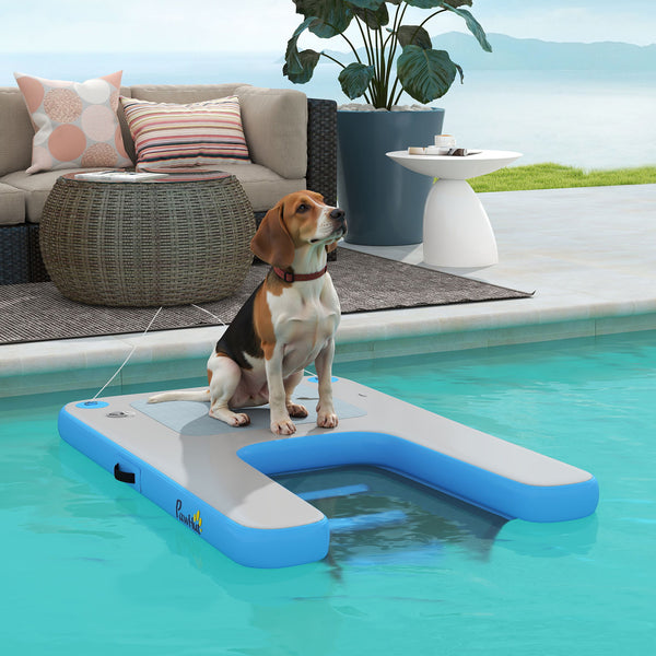 Floating pool ramp