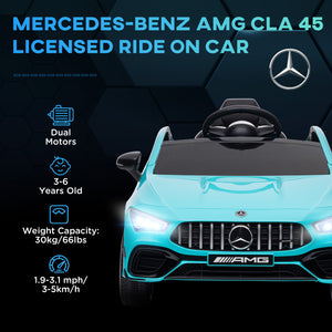 Mercedes-Benz AMG 12 V sous licence avec télécommande, bleu clair