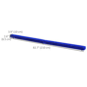 Poutre d'équilibre pliable de 2,1 m, bleu
