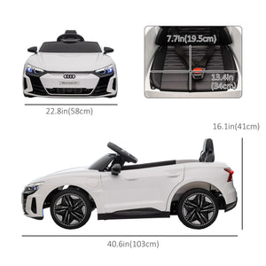 Audi 12V with remote control, white