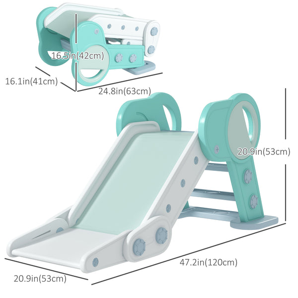 Toboggan pliable pour tout-petits vert