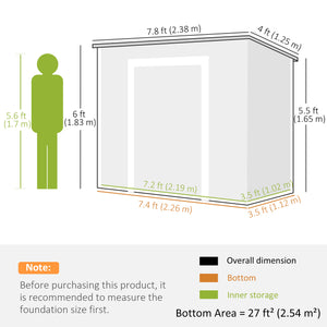 Abri de jardin en résine avec plancher, fenêtre, portes verrouillables et aérations, gris clair