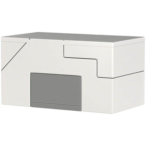 Ensemble de jeu 2 pièces en mousse pour enfants, gris clair