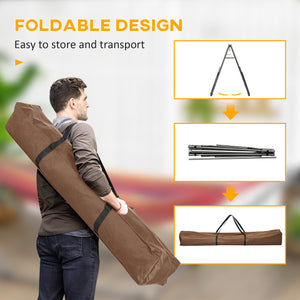 Portable Hammock Stand, 2-in-1 Hammock Net Stand and Hanging Space, Patio, Garden, Yard, Black