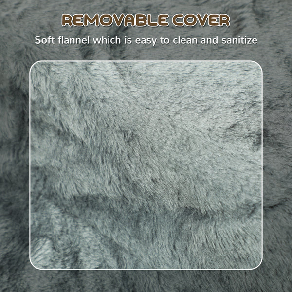 3-Step Dog Ramp with Removable Cover, Light Grey