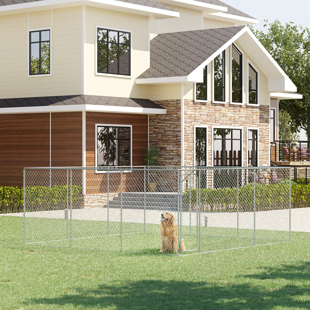Park with galvanized steel frame