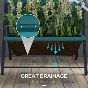 Jardinière verticale surélevée à 3 niveaux avec 3 bacs