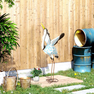 Statue de grue volante