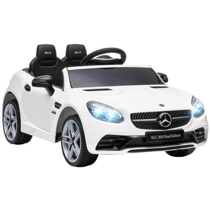 Mercedes SLC 300 12 V avec télécommande parentale, blanc