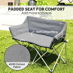Double camping chair