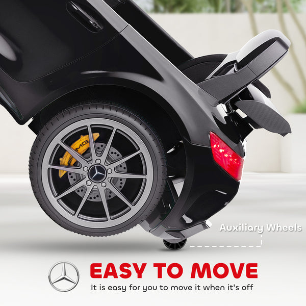 Mercedes-Benz AMG GTR 12V sous licence avec télécommande, noir