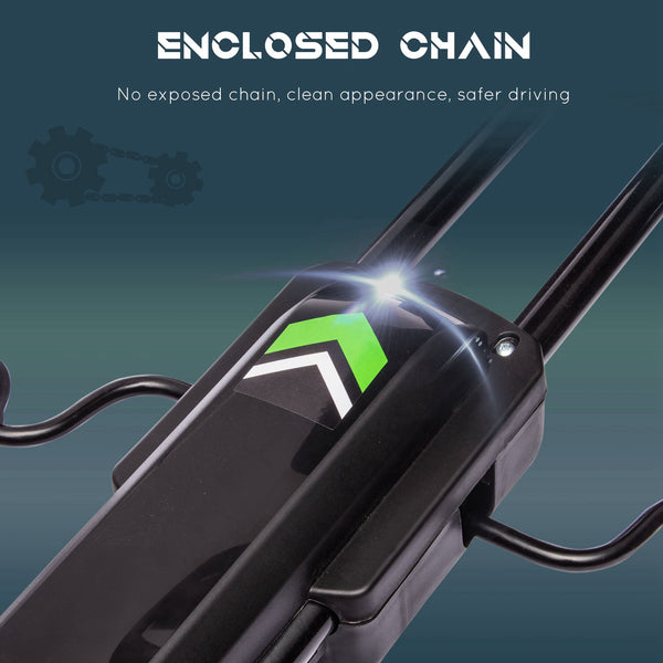 Kart à pédales avec frein à main, 4 roues en caoutchouc, blanc