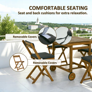 Ensemble de salle à manger 5 pièces en bois