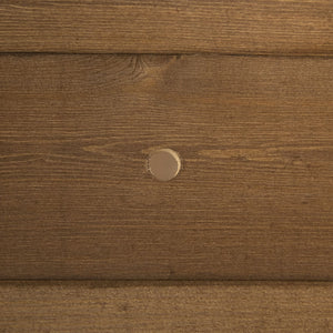 Potager surélevé en bois avec 8 compartiments, marron foncé