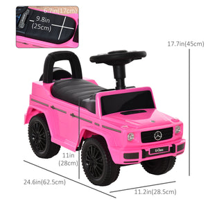Mercedes-Benz G350 à pousser pour bambin, rose