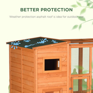 Grande maison pour chat en bois