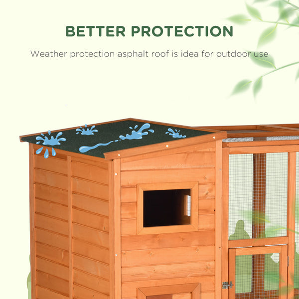 Grande maison pour chat en bois