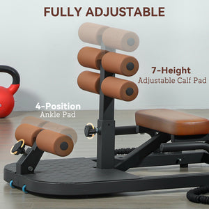 Appareil de squat pliable avec support pour pompes, équipement d'entraînement fessier polyvalent