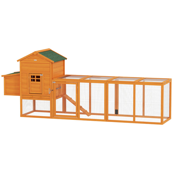 117" Extra Large Chicken Coop with Asphalt Roof