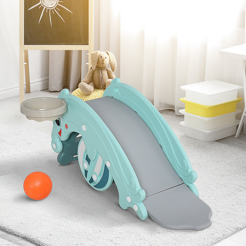 3-in-1 Toddler Slide and Rocking Horse, 1.5-3 Years, Green