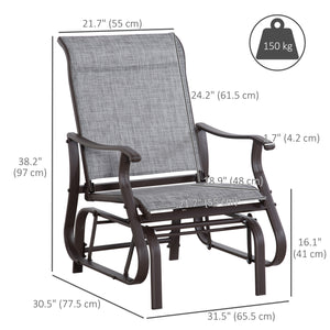 Rocking chair, grey