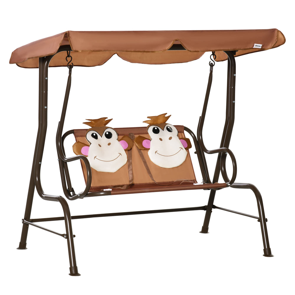 Balancelle 2 places pour enfants motif singe