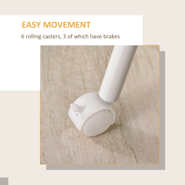 Bureau d'ordinateur pliable avec tiroirs et étagère de rangement, bois naturel