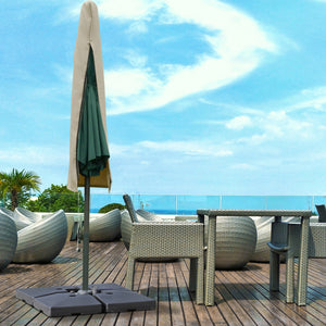 Housse de parasol avec fermeture éclair, beige