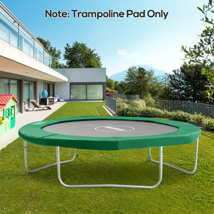 Replacement safety pad for 10-foot trampoline, green