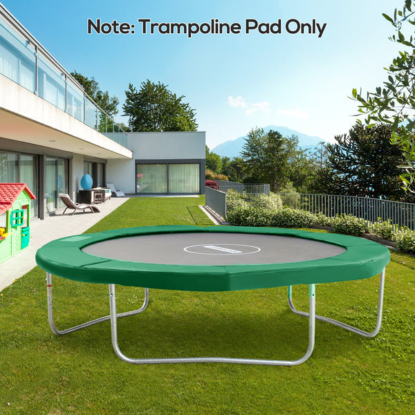 Replacement safety pad for 10-foot trampoline, green