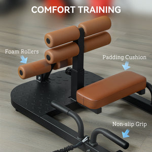 Appareil de squat pliable avec support pour pompes, équipement d'entraînement fessier polyvalent