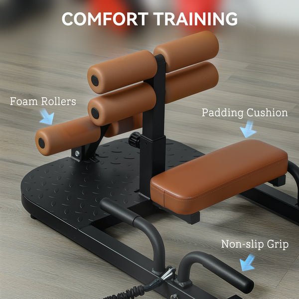 Appareil de squat pliable avec support pour pompes, équipement d'entraînement fessier polyvalent